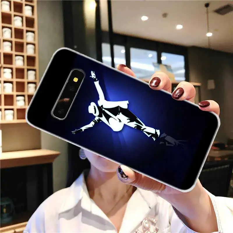 Мягкий чехол для Samsung Galaxy S21 S20 S11 S10 S9 S8 Plus S7 Edge S10e Ultra Майкл Джексон|Бамперы| |
