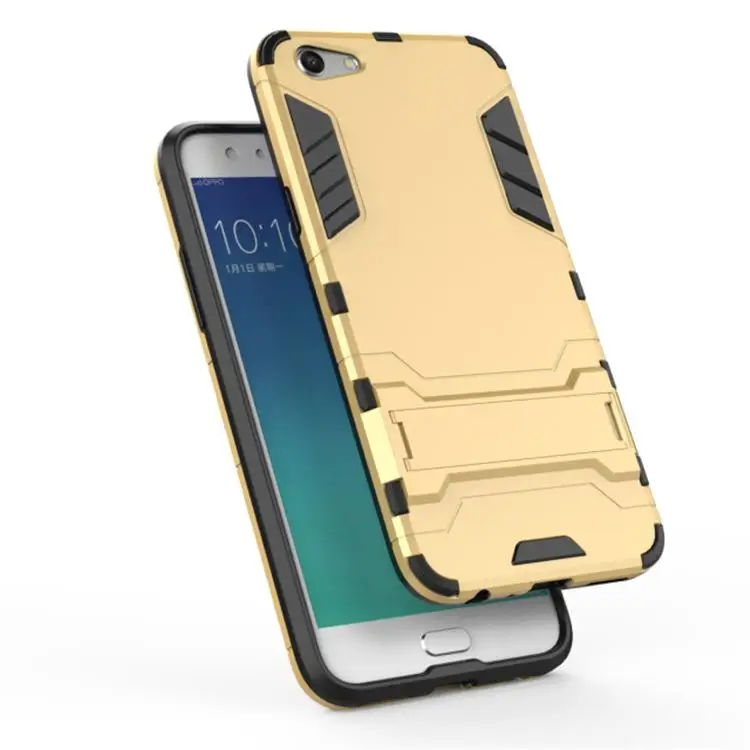 Для OPPO F3/OPPO A77 чехол для телефона Гибридный Броня прочный резиновая Kickstand |