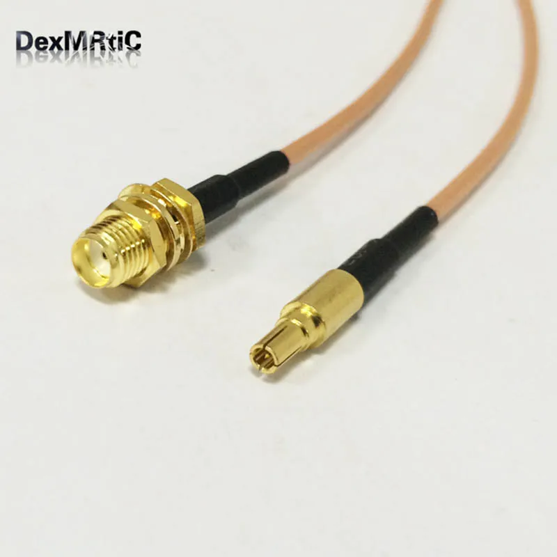 Кабель-перегородка RF с SMA на CRC9 переходник гнездом гнездо прямой адаптер отрезом