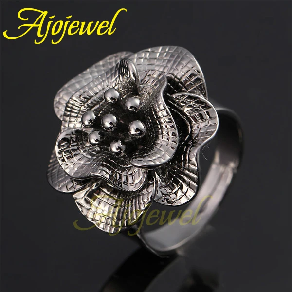 Женское Винтажное кольцо в форме большого цветка|open ring|fashion rings womenrings brand women |
