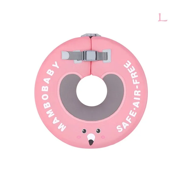Pink L Mambobaby Твердые безопасности не нужно надувные детские плавающие шеи кольцо поплавок для аксессуаров детский бассейн - Цвет: Pink L