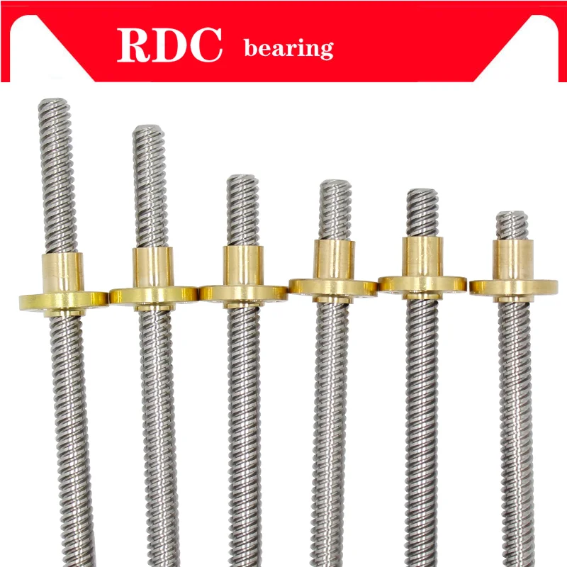 3D принтер и ЧПУ THSL-500-8D длина 100 мм t-тип шаговый двигатель трапециевидный