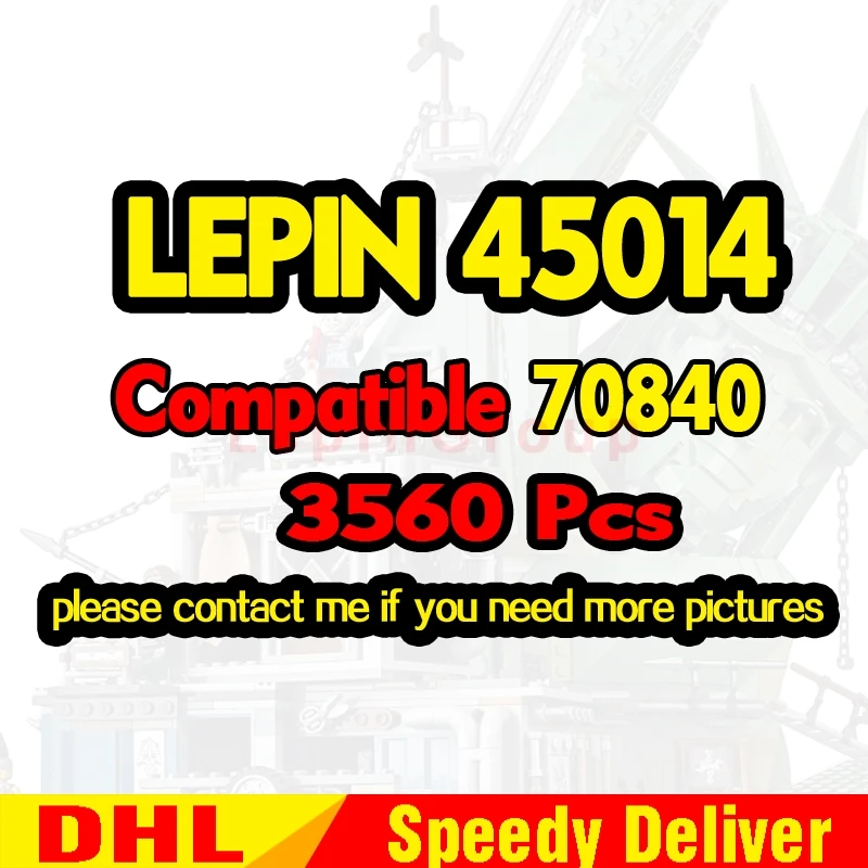 DHL LP 45014 3560 шт. серия фильмов Добро пожаловать в apocalypseberg набор строительных блоков