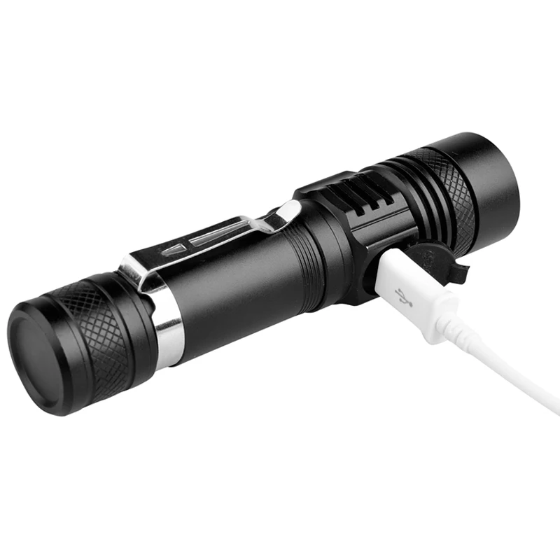 Фонарик CrazyFire CREE XM L T6 светодиодный фонарик с USB зарядкой 4 режима 2000 люмен