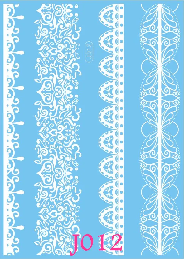 Красивые браслеты из хны с цветочным рисунком татуировка поддельные