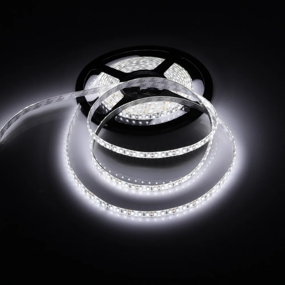 Ledmo 5 м/лот теплый белый/белый DC12V 2835 SMD светодиодные полосы IP65 Водонепроницаемый гибкий 600 LED