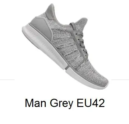Man grey EU42 Xiaomi Mijia спортивная обувь, кроссовки Высокое качество Профессиональный Мода IP67 Водонепроницаемый спортивной обуви с посылка коробка - Цвет: Man grey EU42