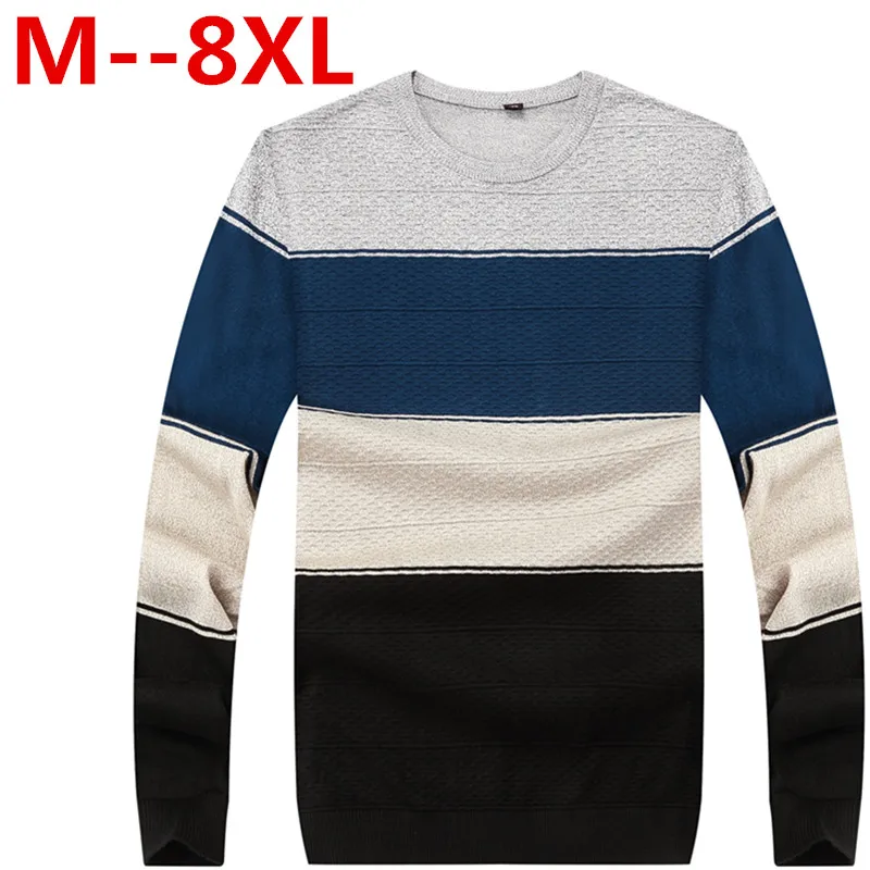 10XL 8XL 6XL 5XL 4XL 2017 New Spring Autumn Brand clothing Men Sweaters Pullovers Knitting fashion Designer Casual Man Knitwear |