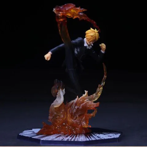 Tobyfancy Figuarts нулевой Одна деталь ПВХ фигурку Onepiece Санджи diable Jambe Коллекция Модель