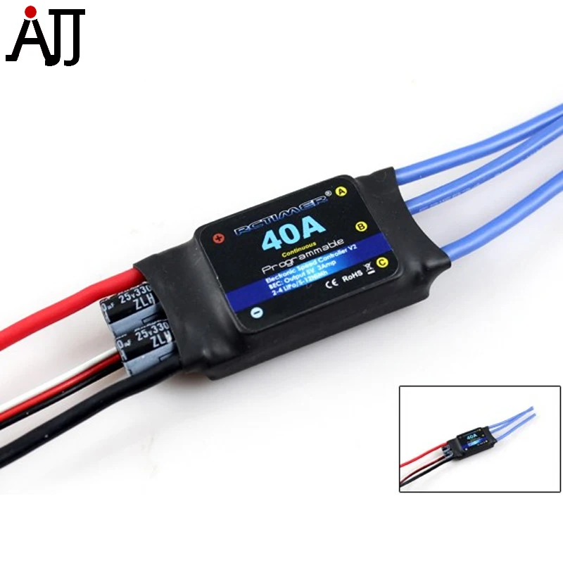 Контроллер скорости бесщеточного двигателя RCTimer 40A ESC ESC40A|brushless motor speed controller|speed