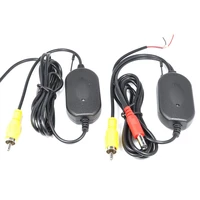 2 4 ghz wireless rear view camera rca video transmitter receiver kit for car rearview monitor