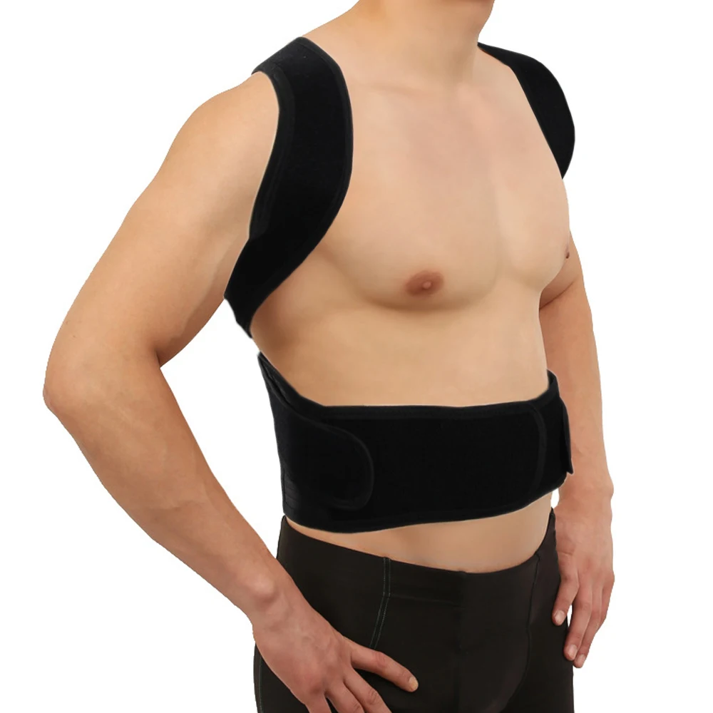

2021 Upper Back Posture Corrector Adjustable Brace Posture Corrective Tool Spine Braces Supports Belt Increase Shoulder Pressure