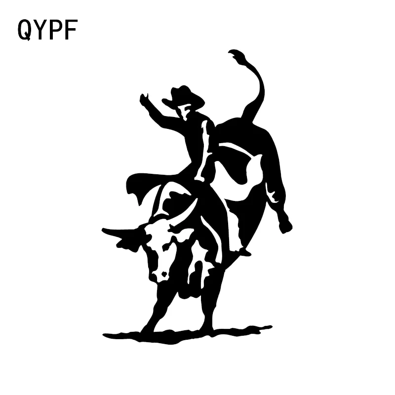 QYPF 10 5*16 3 см самый крутой бык Райдер Родео виниловый уличный спортивный Декор