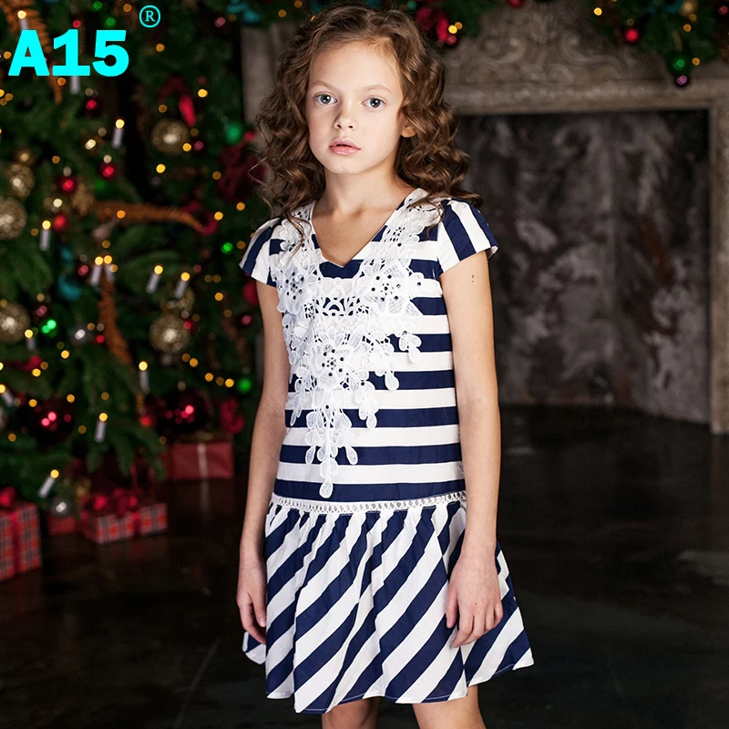 A15/нарядное платье для девочек детское дизайнерское девочек-подростков 2017 летнее