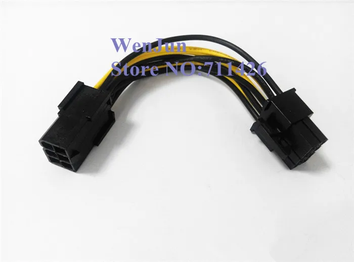 Адаптер питания PCI Express 6 pin 8 100 шт. кабель PCIE 6pin 8pin для видеокарты GTX260 GTX 280|pci express