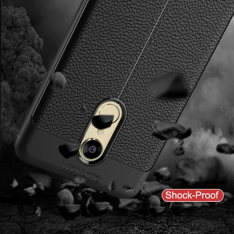 Beworlder For Xiaomi Redmi 5 Case TPU Anti Slip Lichee Pattern Soft Silicone Anti-Knock Phone Cover ShockProof Redmi5 |