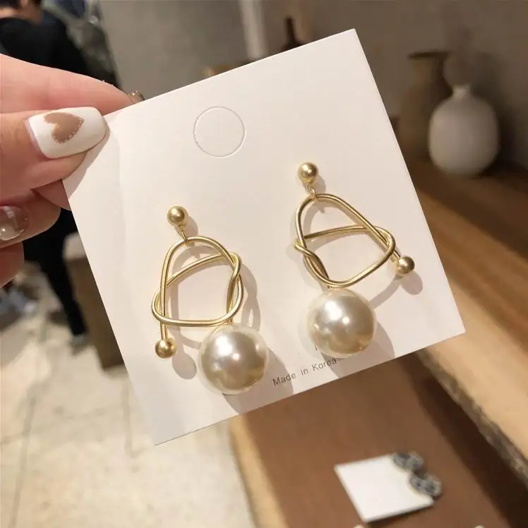 MENGJIQIAO 2019 Новый Япония Корея ручная намотка металла Нерегулярные Круг имитация