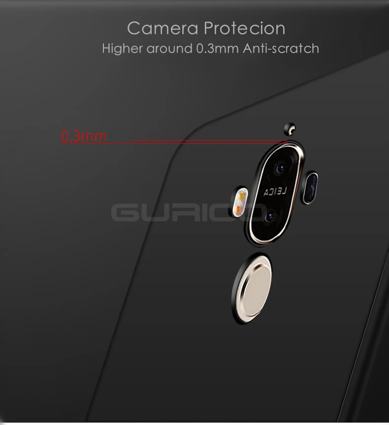 Gurioo Ультратонкий Мягкий силиконовый чехол из ТПУ для huawei mate 8 9 10 Pro противоударный задний Чехол для mate 10 Матовый ТПУ чехол для телефона