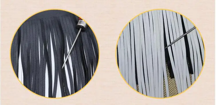 SICODA 2 метра DIY швейная Мода из искусственной кожи кисточка кружева отделка бахрома аксессуары для одежды двусторонняя сумка Подвески 2 метра