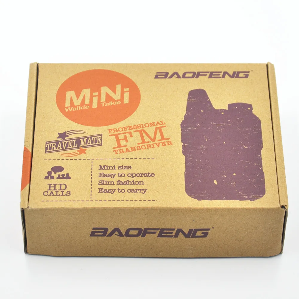 10 шт. новый дизайн BaoFeng мини BF T1 UHF 400 470 МГц Ручной двухсторонний радио/рация