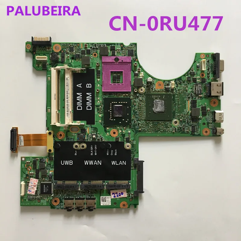 PALUBEIRA CN-0RU477 совместим с Dell XPS M1530 Материнская плата ноутбука 0RU477 RU477 07212-1 DH3 MB 48.4W101.011 протестированы