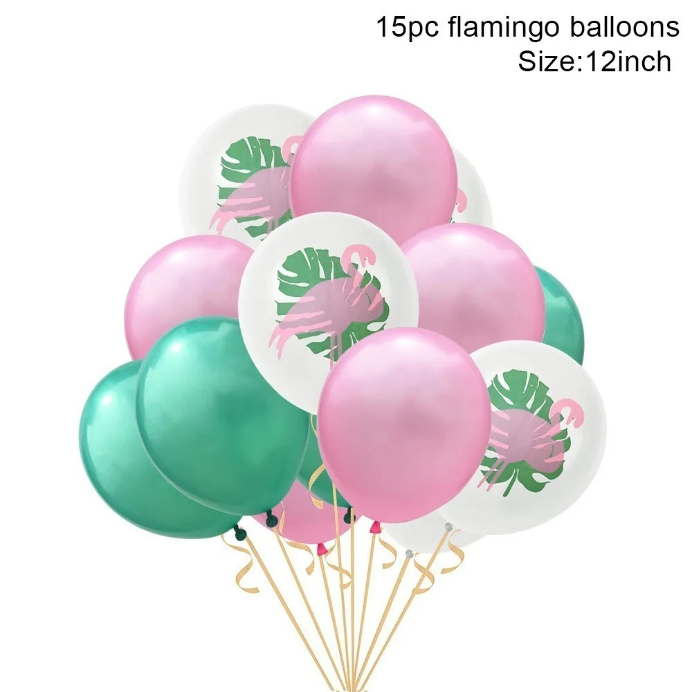 Flamingo balloons Джунгли день рождения фон Джунгли животных украшения для вечеринки в стиле сафари Дети День рождения подвесной баннер первый день рождения Декор - Цвет: Flamingo balloons