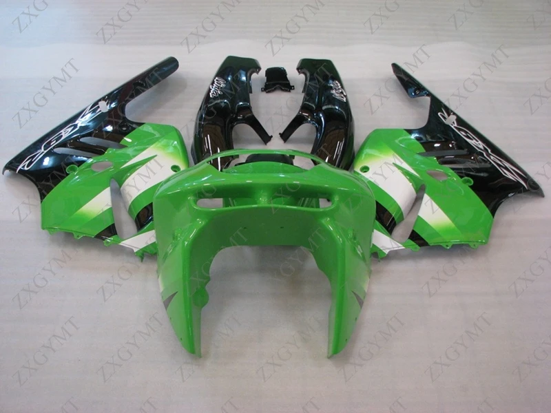 Plastic Fairings Zx 9r 1994 - 1997 Green Black White Motorcycle Fairing Zx9r 1995 | Автомобили и мотоциклы