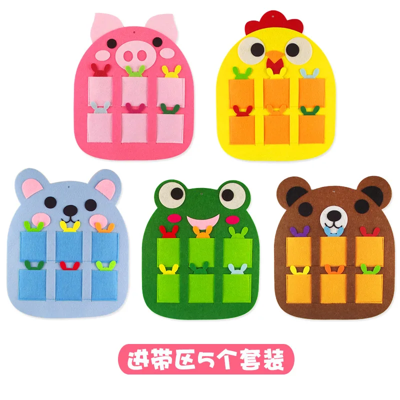 Детские вязаные игрушки для детского сада Обучающие цифровые детские защиты