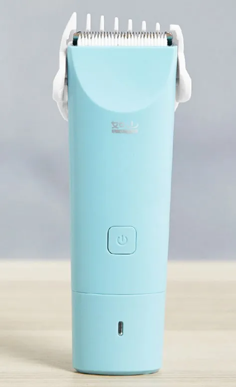 Xiaomi Mijia Youpin Rushan детская Бесшумная машинка для стрижки волос Бесшумный Мотор R угловая режущая головка IPX 7 водонепроницаемая - Цвет: Blue color
