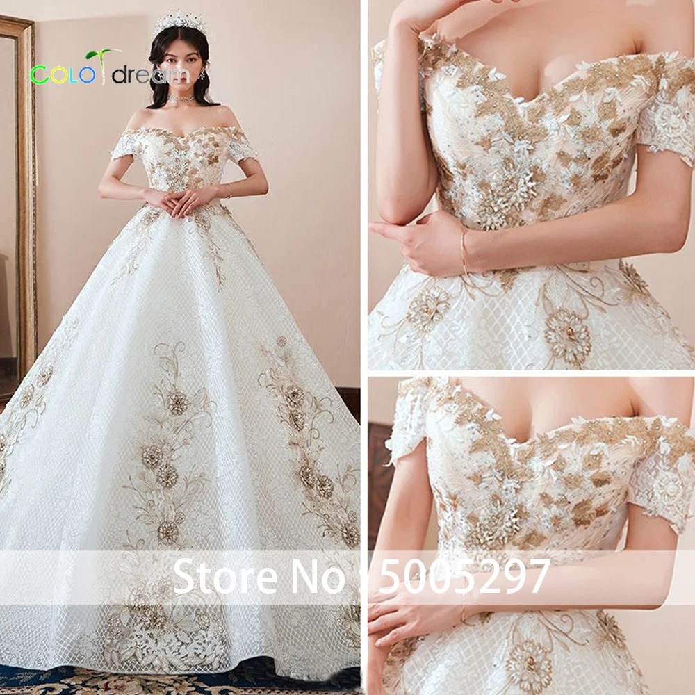 Свадебное платье A line chapel train vestido de novia кружевное с вырезом лодочкой 2019 | Свадьбы и