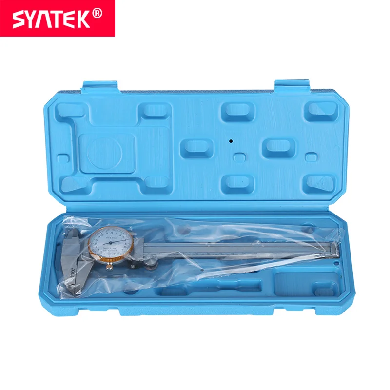 Syntek 0 150 микрометр измерительный прибор штангенциркуль с циферблатом