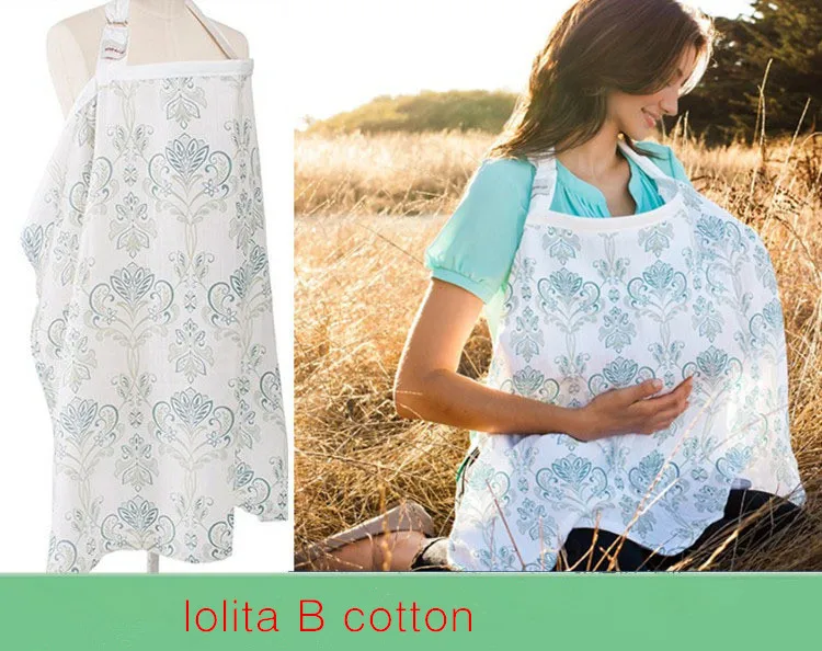 Lotalia B cotton Чехлы для ухода за грудным вскармливанием, защитный чехол для младенцев, передник для кормления, хлопковая дышащая ткань для младенцев, чехол для детского монитора - Цвет: Lotalia B cotton