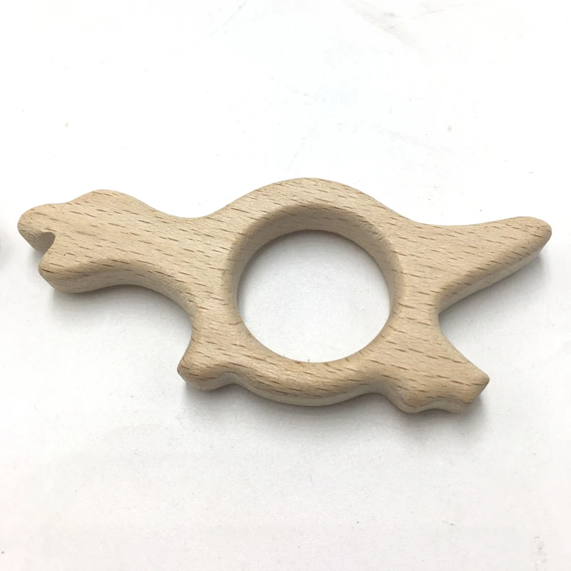 

Бесплатная доставка! 10 шт./лот деревянный Прорезыватель динозавра ручной работы кольца