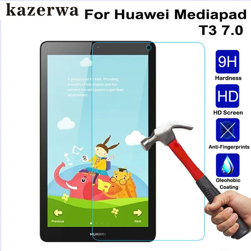 9H 7 &quotЗащита экрана для Huawei Mediapad T3 0 закаленное стекло дюймов wifi BG2 W09 защитная
