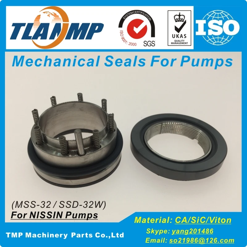 MSS 32 SSD 32W TLANMP механические уплотнения для размера вала мм NISSIN санитарные насосы