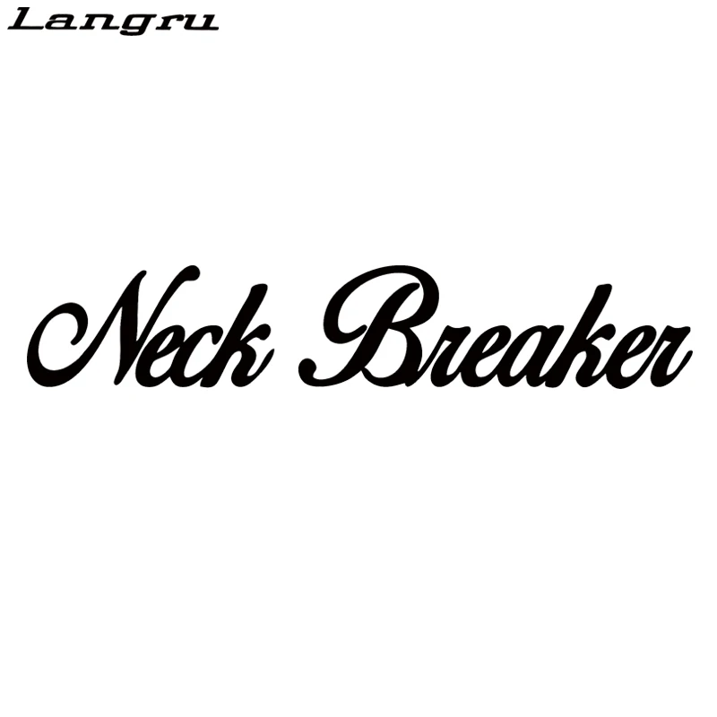 

Langru New Style For Neck Breaker Sticker Decal Interesting Car Styling Accessories Decorative Jdm
