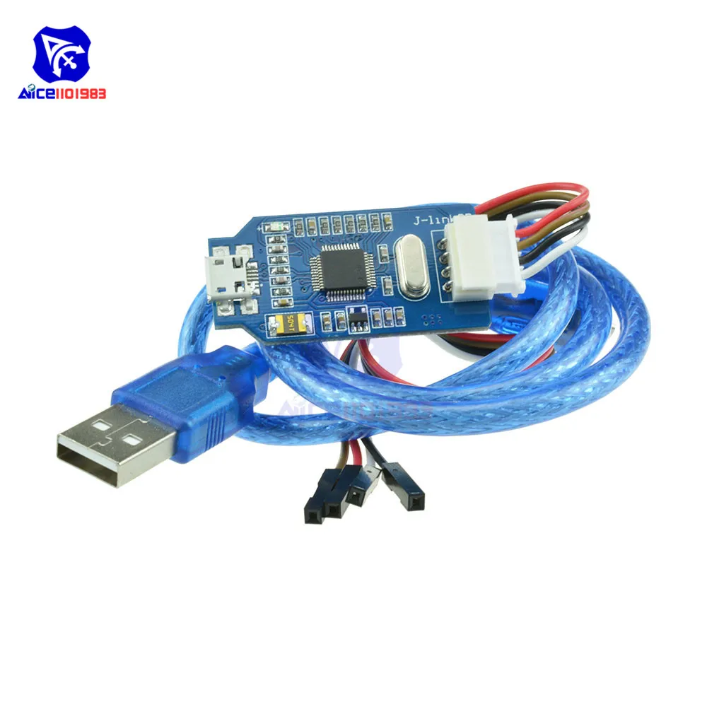 OB ARM эмулятор отладчик программист Загрузчик заменить V8 SWD M74 для Arduino J-Link с микро USB кабель 4-контактный перемычка