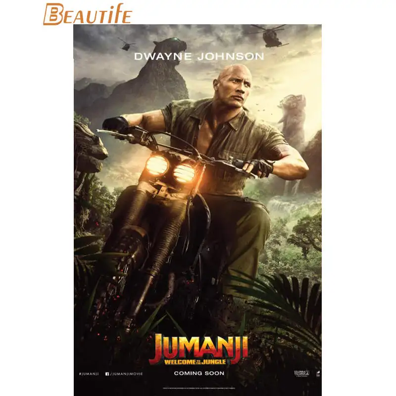 Горячая Распродажа на заказ Jumanji: Добро пожаловать в джунгли плакат для украшения