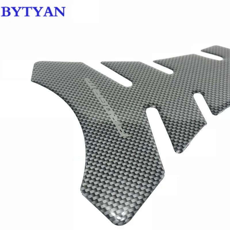 Бесплатная доставка 1 шт. Накладка для бака из углеродного волокна защита