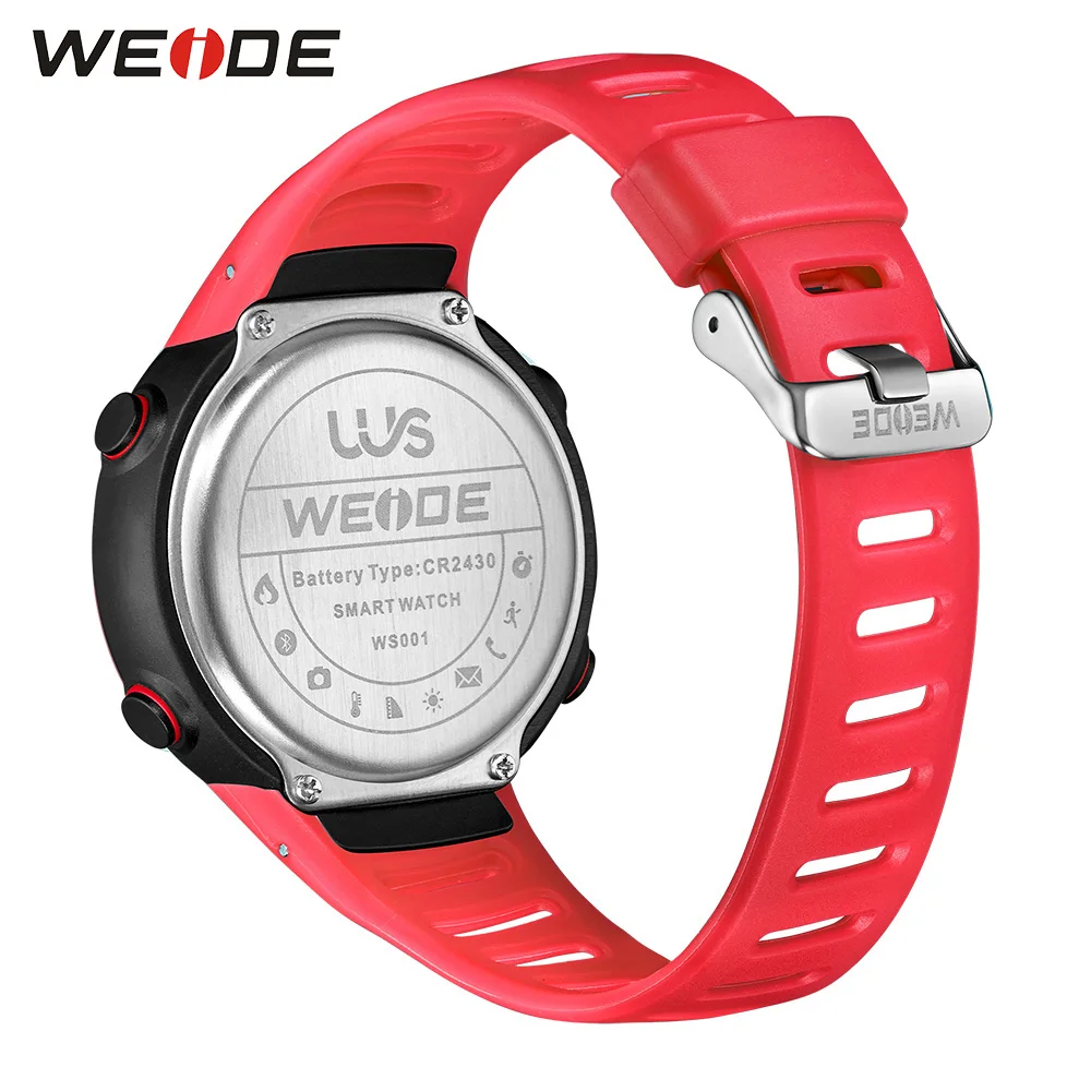 WEIDE спортивные Смарт-часы с ЖК-дисплеем цифровой счетчик шагов Bluetooth Монитор