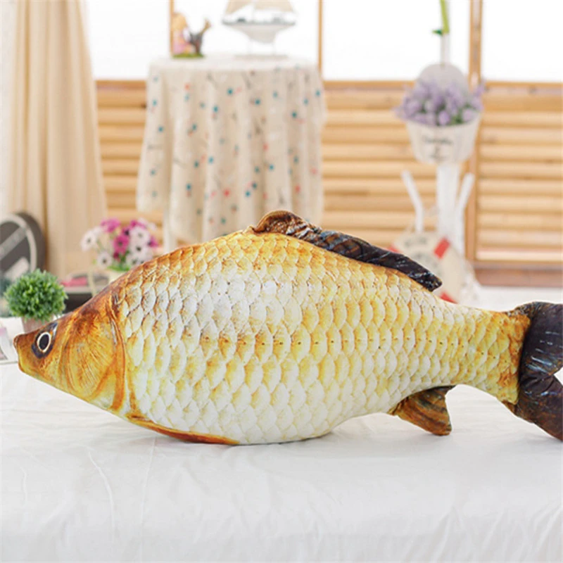 55/75/95/115 см Kawaii карась рыба Подушки Детские плюша животных маленькая рыбка игрушки