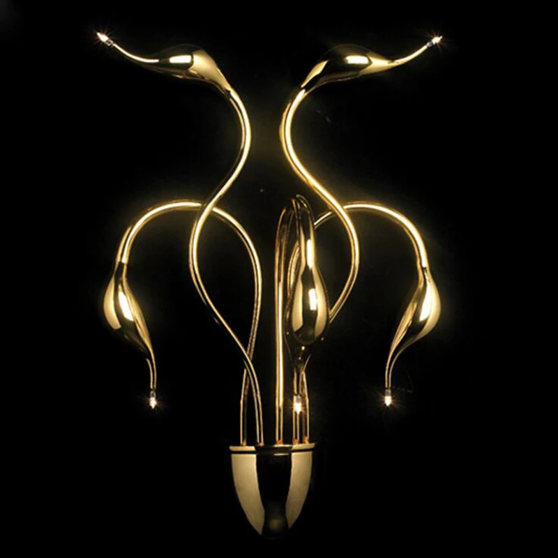 Простой современный светодиодный настенный светильник креативный отель КТВ