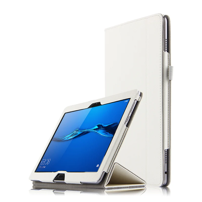 Чехол для huawei Mediapad m3 lite 10 BAH-L09 BAH-AL00 bah-w09 10," из искусственной кожи чехол для huawei M3 Lite 10,1 Tablet PC чехол Крышка - Цвет: style3 white