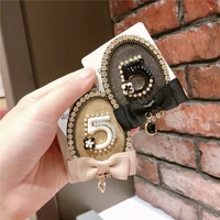 new woman brooches handmade bowknot number letter corsage pin fashion brooch trendy lady suits accessories