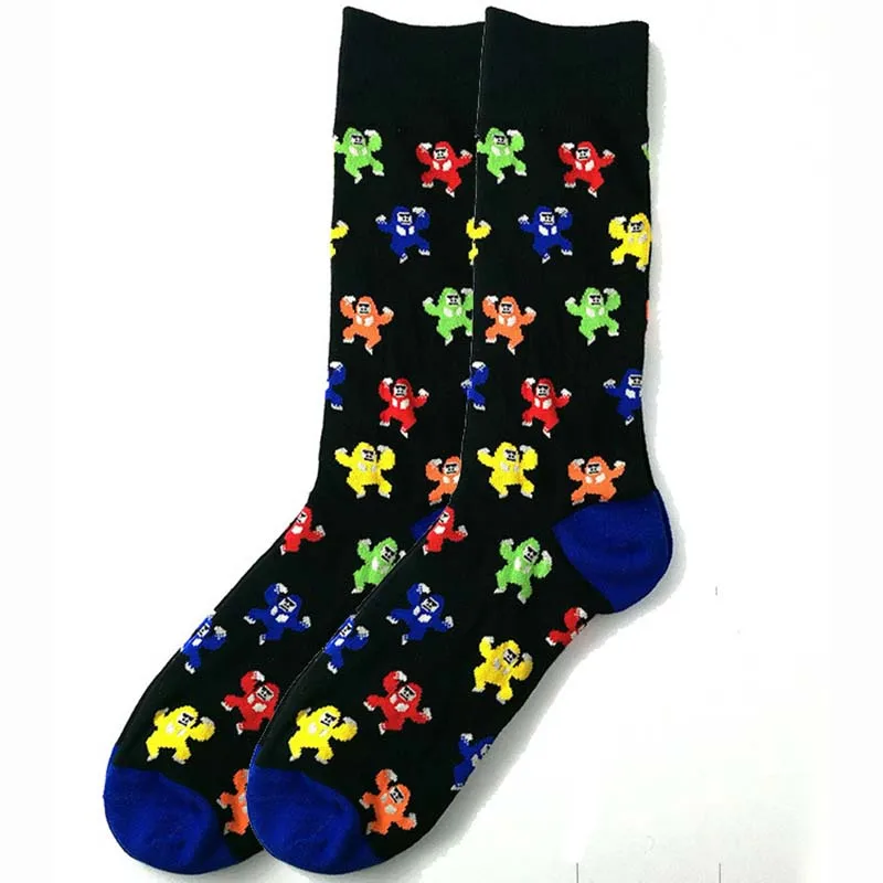 Мужские носки [COSPLACOOL] хлопковые забавные короткие с мультяшными животными