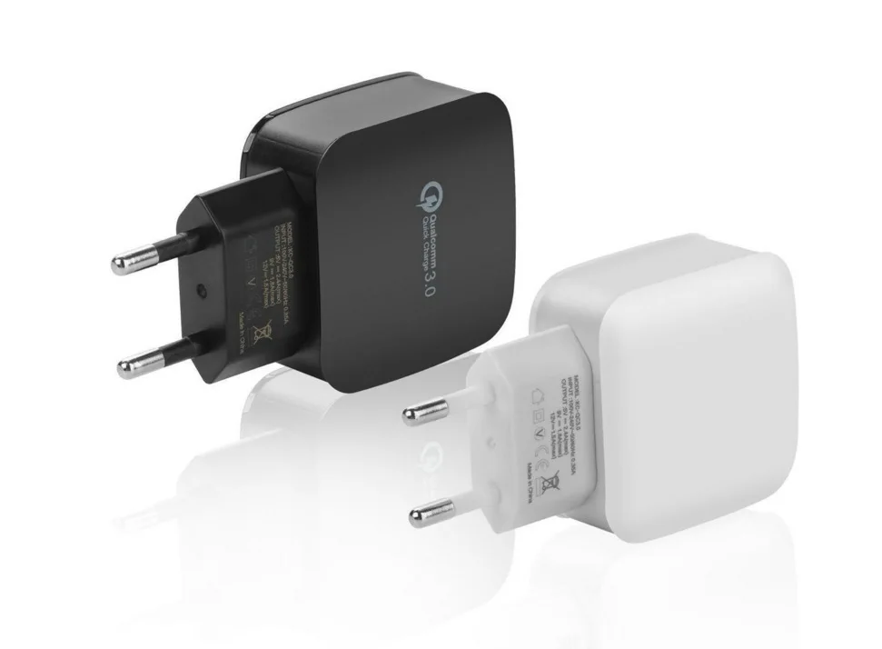 Универсальное зарядное устройство USB QC3.0 ЕС США 9 В 12 18 Вт быстрая зарядка 3 0