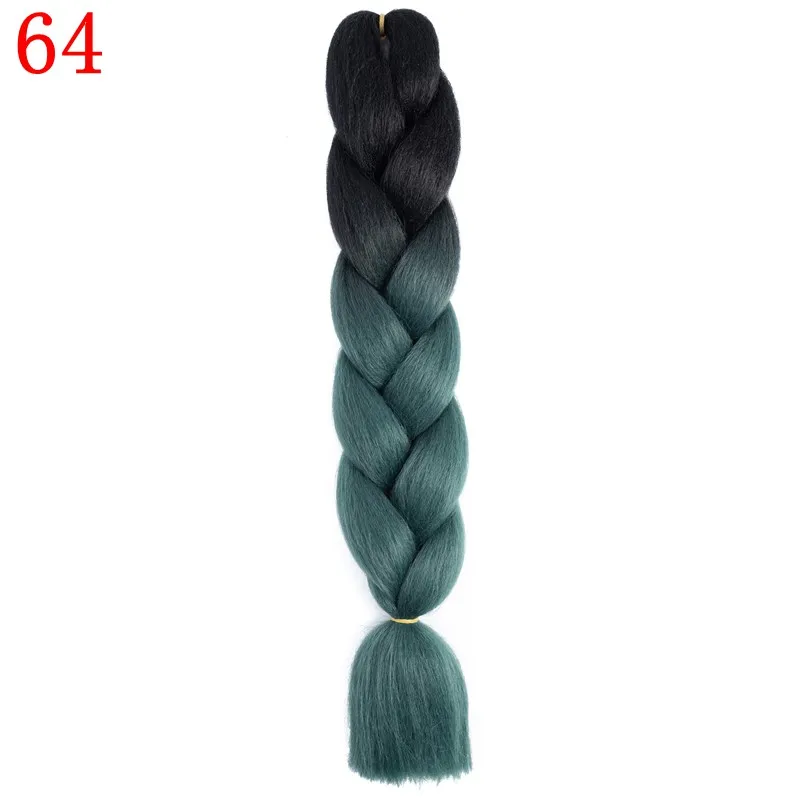 M#33 MERISIHAIR, 24 дюйма, Омбре, розовый, блонд, красный, синий, плетеные волосы, синтетические, вязанные волосы для наращивания, огромные косички, прически - Цвет: M#33