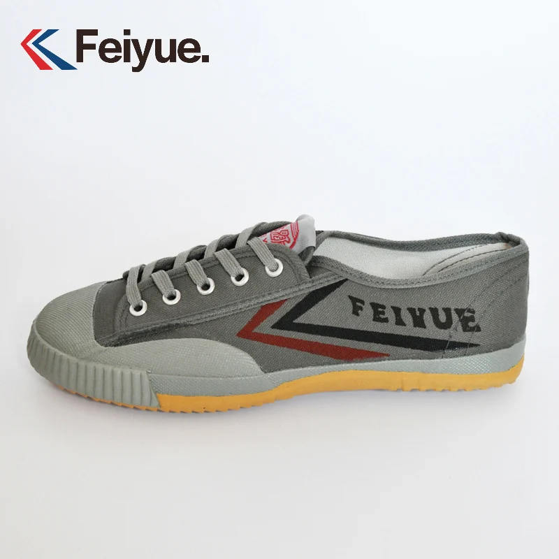 Серый классический кунг-фу обувь Feiyue кроссовки Тай Чи Кунг-фу тапочки для мужчин боевое искусство тхэквондо обувь для мужчин китайский кунг-фу обувь для женщин
