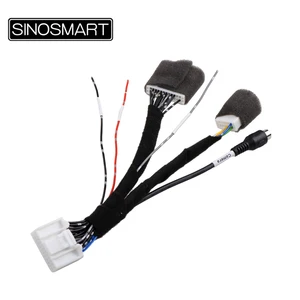 24-контактный кабель SINOSMART C24D для Nissan 1, 2, 3 поколения с соединитель OEM мультимедийной системой, не повреждая автомобильные провода