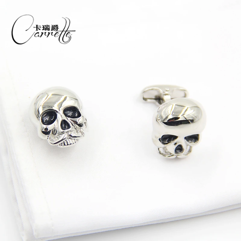 

Metal Crafts Cufflinks Customized Skull Shape Men's French Cufflinks Cuff Spot